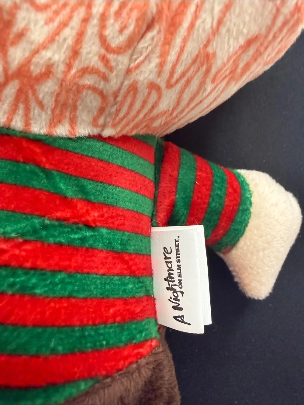 Nightmare On Elm Street Plush Toy Freddy Krueger Squeaky Dog NWOT 9”